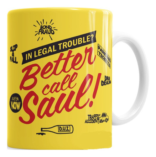 Taza De Ceramica Better Call Saul Series Breaking Bad