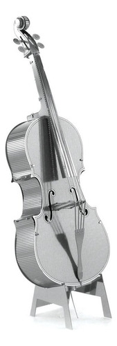 Instrumento - Contrabajo Puzzle 3d Metal Model