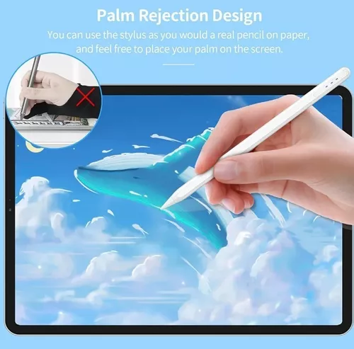 Lapiz Stylus Pencil Para iPad Con Palm Rejection Inclinación