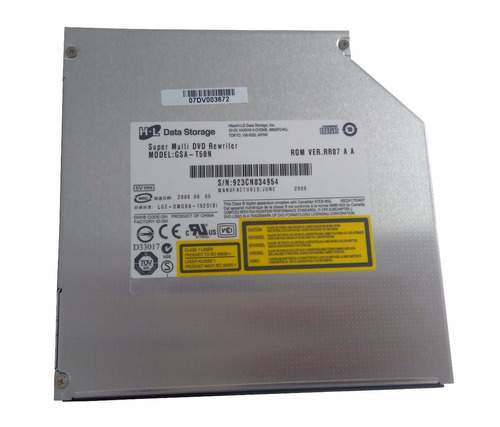 Gravadora De Dvd Drive Notebook Dell Inspiron 3421 Slim