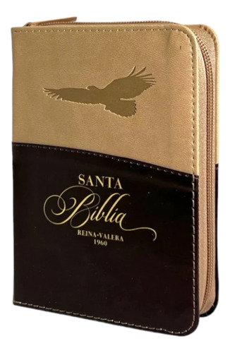 Biblia Bolsillo Rvr60 Letra 8 Puntos Cierre Aguila Caf/beige