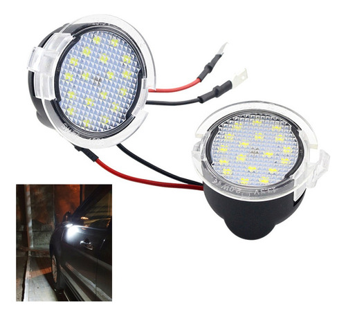 2 Piezas 18 Led Debajo Del Espejo Luz De Charco Para Ford