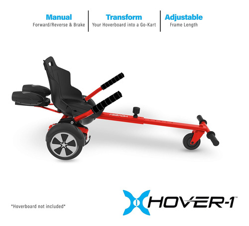 Falcon 1 - Accesorio Para Asiento De Hoverboard Turbo Light,