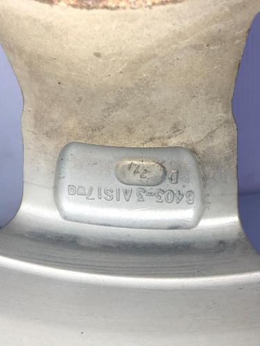 Rin 17 Original Ford Ranger 2021, 2022, 2023, 2024, 2025 Powder Coating Silver (Usado)