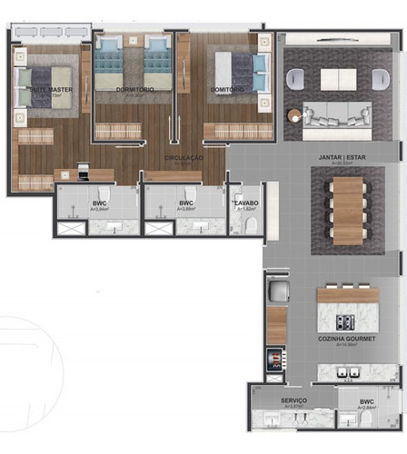 Imagem 17 de 22 de Apartamento À Venda No Bairro Centro - Florianópolis/sc - O-25241-41681