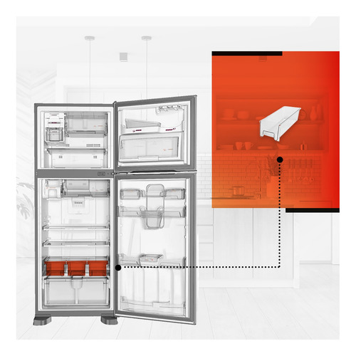 Gaveta Frutas Multiuso Geladeira Brastemp W10347199 Original