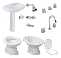 Comprar Juego Combo Sanitarios Roca Griferías Asiento Baño Completo