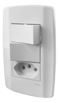 Comprar Cj 2 Interruptores 10a 250v + 1 Tomada 20a Slim Ilumi 80211