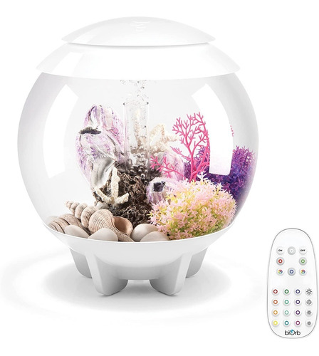 Acuario Con Luz Y Control Remoto