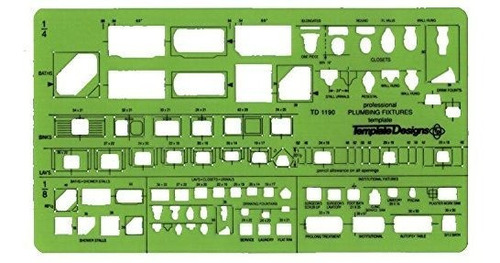 Accesorios De Plomería Td1190 Plantilla De Dibujo Herr...