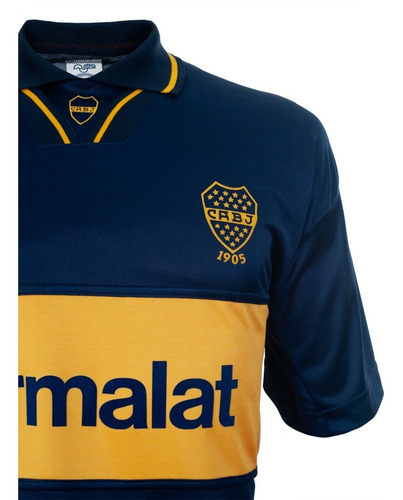 Camiseta Retro Boca Jrs Olan Maradona Cani Quilmes Parmalat