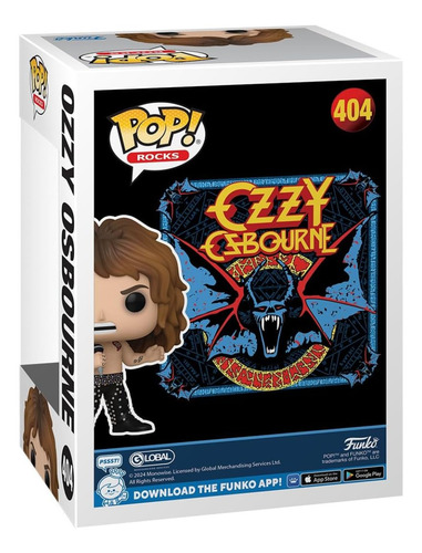 Boneco Funko Pop Rocks Ozzy Osbourne (1989) 404