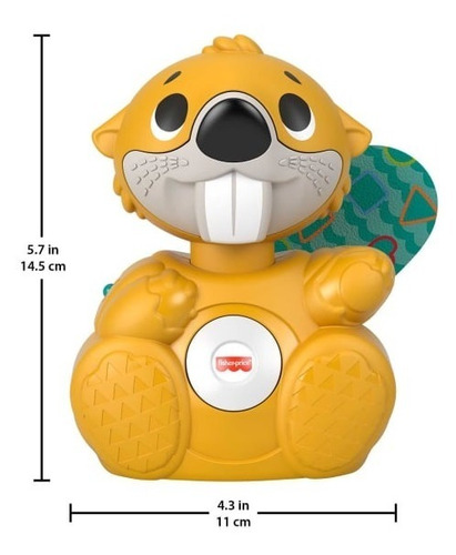Imagen 3 de 5 de Fisher-price Linkimals Castor Click Clack Mattel Gxd85