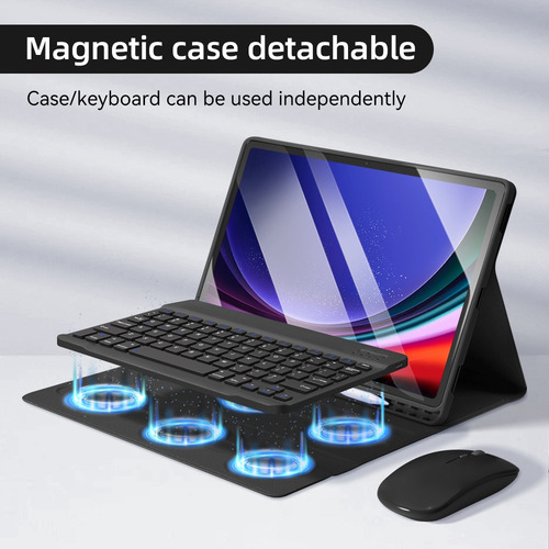 Funda De Teclado Para Galaxy Tab A9 Plus 11 Con Soporte Para