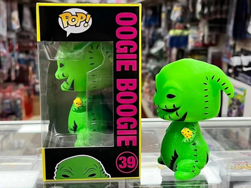Funko Pop!! Oogie Boogie Blacklight, Brilla Con Luz Uv, Dado (Usado)