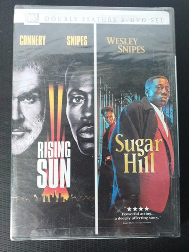 Rising Sun/sugar Hill -2 Dvd Acción Importado 