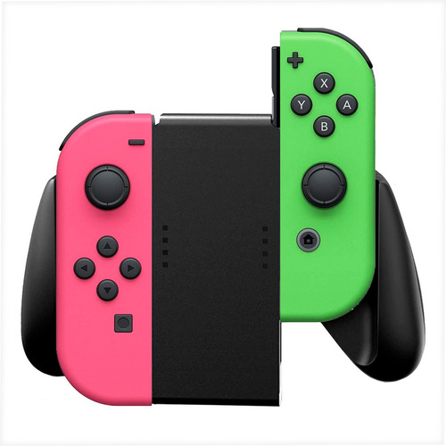 Set de control joystick inalámbrico Nintendo Switch Joy-Con (L)/(R) rosa neón y verde neón
