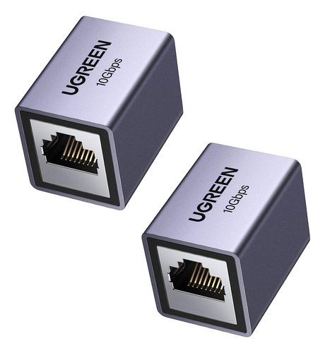 2 Extensores Ethernet Ugreen 10gbps Acoplador Ethernet 15117