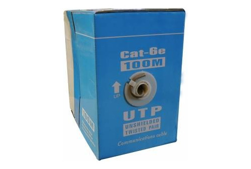 Bobina De Cable Utp 100m Cat6e 100% Cobre Interior