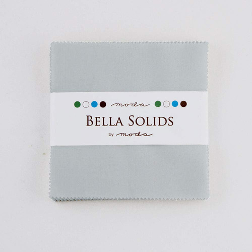 Bella Solids Zen Grey - Paquete De 42 Cuadrados De 5 Pulgad.