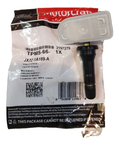 Valvula Llanta Sensor Presion Kuga Hibrida 2019 Ford Genuino