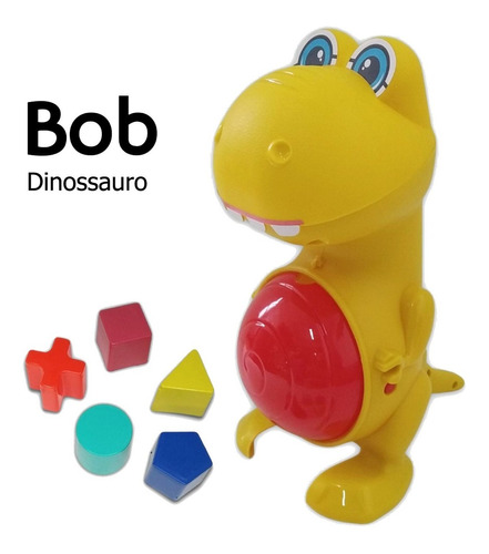 Brinquedo Didatico Educativo Bob Dinossauro Interativo