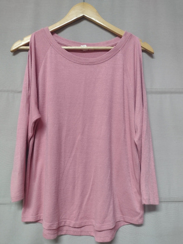 Remera Manga 3/4 Marca Gap Con Hombro Descubierto Talle S