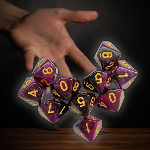 2 Juego De Dados De 10 Piezas D10, Juguetes De
