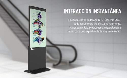 Kiosco Totem Qian Tactil Publicitario 55 Interactivo Android