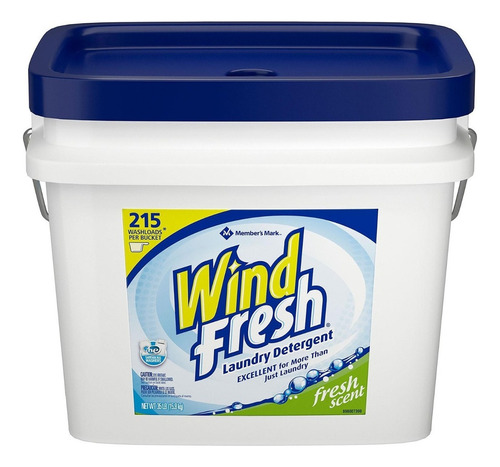 Detergente Para Ropa Windfresh Powder (35 Lbs., 215 Cargas)