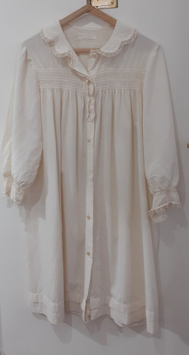 Antiguo Camisón De Mujer Hecho A Mano (Usado)