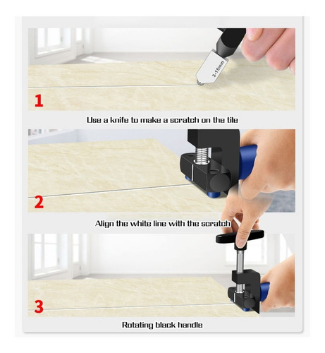 Imagem 4 de 6 de Cortador Manual Portátil Das Telhas De Vidro Cerâmico