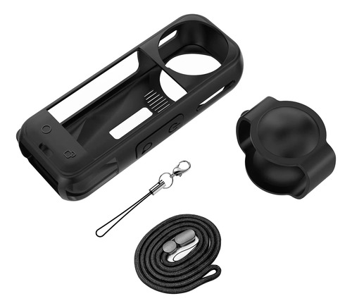 Set De Fundas Protectoras Con Lente Y Cámara Para Insta 360x