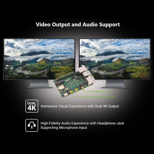 Kit Radxa X4 - 8gb Ram, 64gb Emmc - Intel N100 X86 - Wifi6