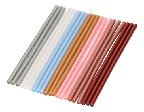 Bastões De Cola: 21 Unidades, Quentes, 7 X 200 Mm, Forte Ade