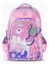 Comprar Footy Mochila De Espalda 18p Unicorn Wings Con Luz Led F6343 Color Violeta