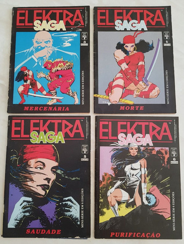 Lote Minissérie Elektra Editora Abril Incompleta