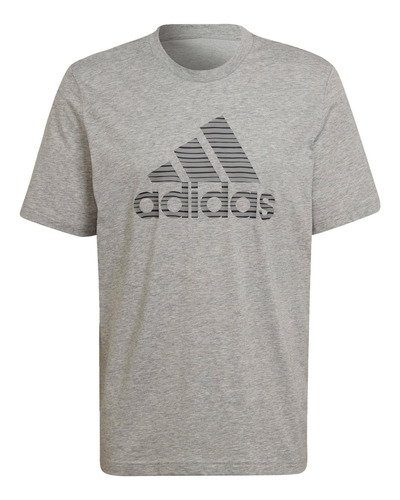 Camiseta Essentials Summer Pack Single-dye Logo-cinza adidas