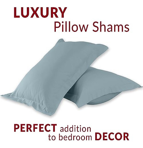 Mellanni Pillow Shams Juego De 2 Tamaño Estándar - Iconic Co