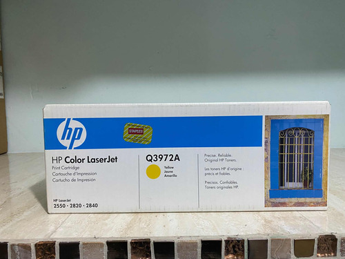 Toner Hp Q3972a Color Amarillo Laserjet 2550 2820 2840