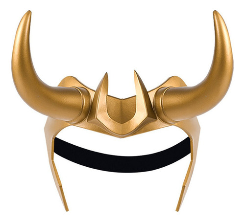 Casco De Látex Con Cuernos Y Máscara De Halloween Ragnarok