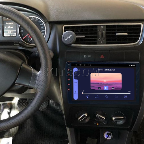 Multimídia Volkswagen Fox 2010 2011 2012 2013 V2 Octa 4g 9