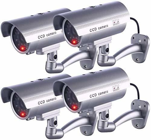 Idaodan Camara Seguridad Simulada Vigilancia Cctv Luz