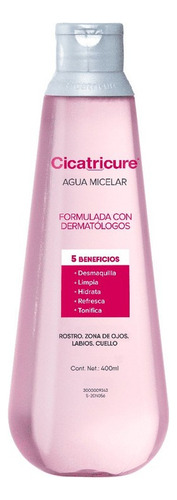 Cicatricure agua micelar regular 5 beneficios 400 ml