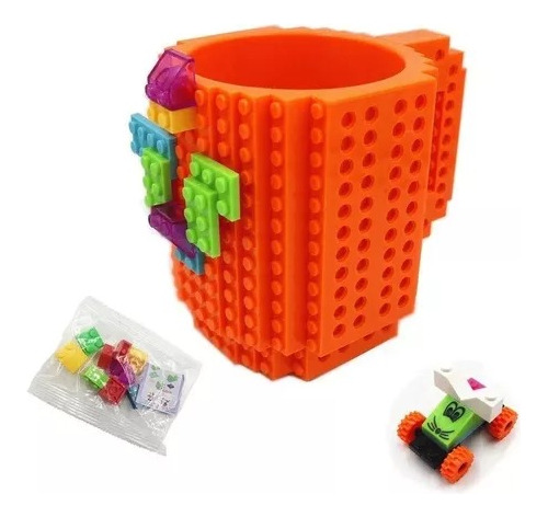 Tazón Mug Para Jugar Con Tus Lego Blocks Taza Brick Colores