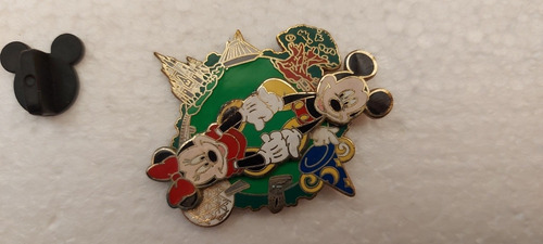Pin O Mickey Mouse Y Minnie Oficial Disneyland (Usado)
