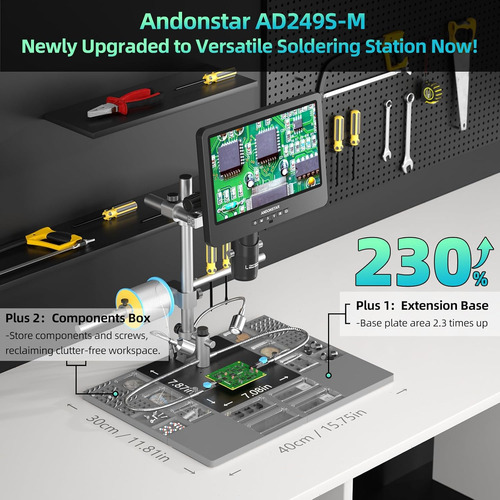 Andonstar Ad249s-m Plus 10.1'' Hdmi Micrófono Digital...