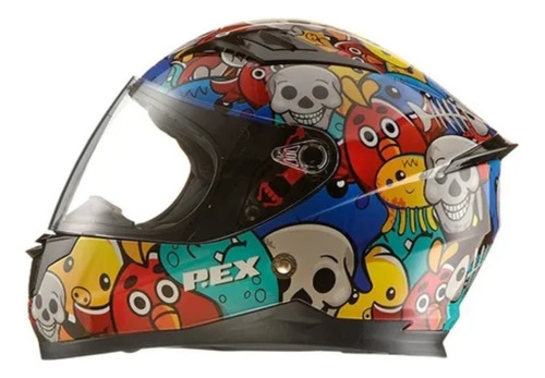 Casco Integral De Niño Niña Punto Extremo Junior Dibujos Top