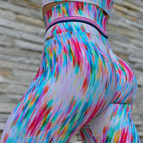 Imagem 4 de 6 de Calça Legging Moving Empina Bumbum Look Fitness Feminina 942
