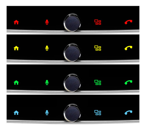 Estéreo Para Vehículo - Apple Carplay, Android Auto, Single Din, Pantalla Táctil De 12'', Bluetooth, Sin Dvd/cd, Am/fm, Iluminación Multicolor